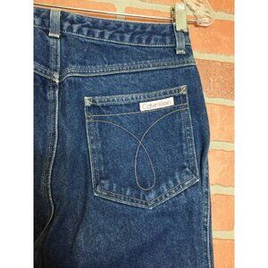 Vintage Calvin Klein High-Waisted Blue Jeans Womens Denim
